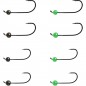 Trout Master - Tungsten Micro Jigs - Gr.6 - Grün