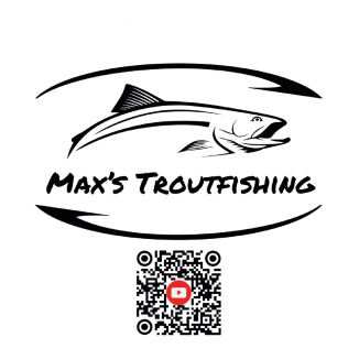 Max's Troutfishing Sticker rund 9,5cm
