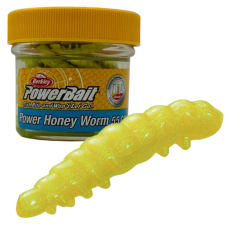 Berkley - Power Honey Worms - Hot Yellow Scales