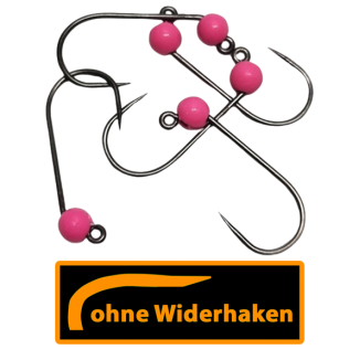 ASB Tackle - Tungsten Jig Hook - Barbless - Fluo Pink