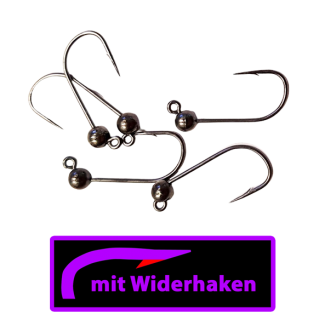 ASB Tackle - Tungsten Jig Hook - Micro Barb - Schwarz Nickel