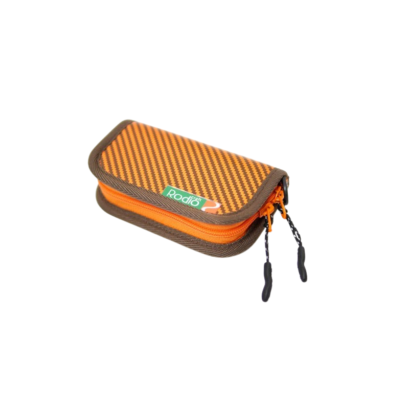 Rodio Craft RC Spoon Carbon Wallet Mini Long Holo Orange