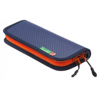 Rodio Craft RC Spoon Carbon Wallet Medium Blue - Orange