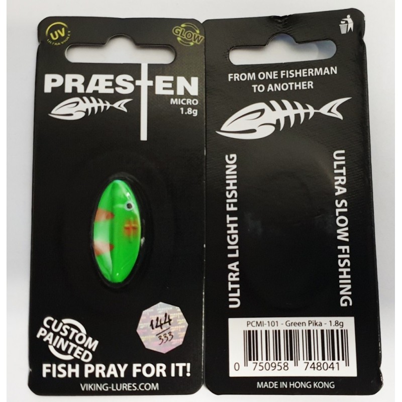 Praesten - Micro - Custom - 1,8g - Green Pika