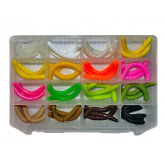 Libra Lures - Mix Box - Fatty D'Worm 65 - Cheese