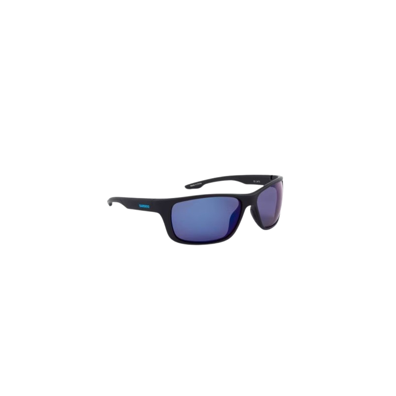 Shimano Matte Black & Blue Mirror