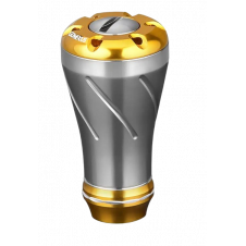 Gomexus Aluminum Reel Power Knob Silver-Gold