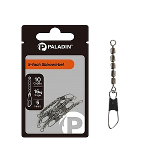 Paladin - 5-fach Sbiro-Wirbel mit Karabiner