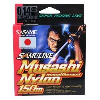 Samuline Musashi Nylon monofilament 150m 0,14mm